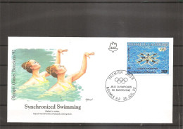 Natation Synchronisée - JO De Barcelone ( FDC De Nouvelle-Calédonie De 1992 à Voir) - Nuoto