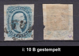 USA Confederate States 10 B Gestempelt #E681i - 1861-65 Stati Confederati