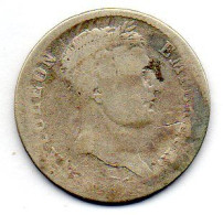 FRANCE, 1 Franc, Silver, Year 1808-W, KM # 682.14 - 1 Franc