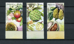 Malaysia - Mi.Nr. 2083 / 2085 - "Einheimische Früchte" ** / MNH (aus Dem Jahr 2013) - Malaysia (1964-...)