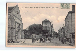 VERNOUILLET : Place De L'Eglise Et Rue Chaude - Très Bon état - Vernouillet