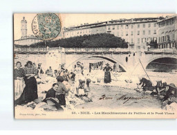 NICE : Les Blanchisseuses Du Paillon Et Le Pont Vieux - Très Bon état - Petits Métiers