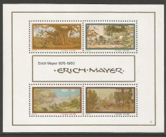 RSA - REPÚBLICA DE ÁFRICA DEL SUR - 1975 - BLOQUE DE PINTURAS DEL PINTOR ERICH MAYER - MNH - Unused Stamps