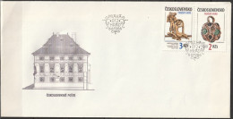 Tschechoslowakei 1986 FDC MiNr.2865 - 2866  Prager Burg ( Dl23 )günstige Versandkosten - FDC