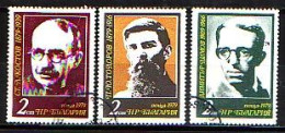 BULGARIA - 1979 - Bulgarian Writers - Mi 2794 / 96 Used - Usati