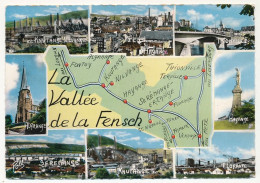 CPM - MOSELLE - Carte Du Département De La Moselle + Petites Vues - Autres & Non Classés