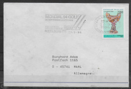 FRANCE Lettre 1994 Paris Louvre Golf - Golf