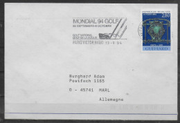 FRANCE Lettre 1994 Paris Victor Hugo Golf - Golf