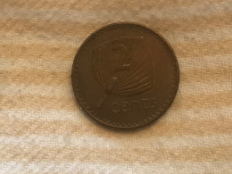 Münze Münzen Umlaufmünze Fiji 2 Cents 1980 - Figi