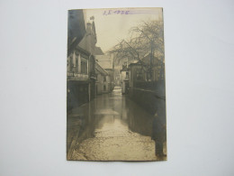 ALTENA . Linscheid, Lennerstrasse , Hochwasser  1925 , Fotokarte  , Schöne Karte Um 1925 , Klebespuren - Altena