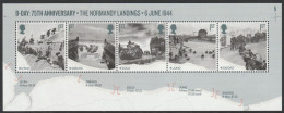 2019 D-DAY - Miniature Sheet - Unused Stamps