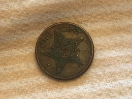 Münze Münzen Umlaufmünze Bahamas 1 Cent 1989 - Bahamas