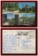 1987 ? Portugal Postcard Multiview Guimaraes Sent To Scotland 3scans - Marcophilie