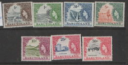 Basutoland  1961  Various Values  Mounted Mint - 1933-1964 Kronenkolonie