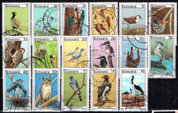 BOTSWANA / Oblitérés / Used / 1978 - Série Courante / Oiseaux  (série Complète) - Botswana (1966-...)