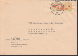 Dresden ZKD Ortsbrief Mit B18II M (-469895-) 13.1.59, Abs. VVB(B) Möbel - Covers & Documents