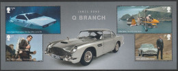 2020 JAMES BOND - Q BRANCH - Miniature Sheet - Unused Stamps