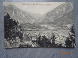 MEIRINGEN VON DER BRUNIGSTRASSE GESEHEN - Meiringen