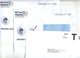 Enveloppe Reponse T Retina + Destineo Theme Oeil - Karten/Antwortumschläge T