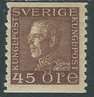 1925-26 SVEZIA SOGGETTI DIVERSI 45 ORE MH * - RB8-5 - Unused Stamps