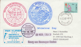 Norway Ausbau Station Neumayer 1981/82  MV Polarbjorn  Ca Cape Town 15.2.1983  (NE153E) - Midwinter