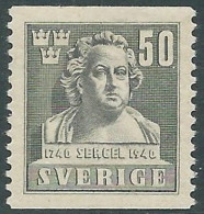 1940 SVEZIA J. T. SERGEL 50 ORE MNH ** - RB8-6 - Unused Stamps