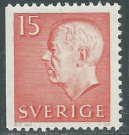 1961-68 SVEZIA RE GUSTAVO VI ADOLFO 15 ORE D. 3 LATI MNH ** - RB8-6 - Ungebraucht