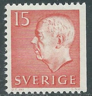 1961-68 SVEZIA RE GUSTAVO VI ADOLFO 15 ORE D. 3 LATI MNH ** - RB13-10 - Neufs