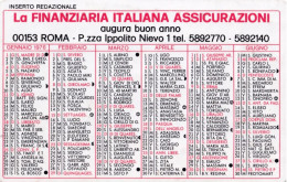 Calendarietto - La Finanziaria Italiana Assicurazioni - Roma - Anno 1976 - Petit Format : 1971-80