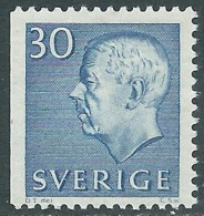 1961-68 SVEZIA RE GUSTAVO VI ADOLFO 30 ORE D. 3 LATI MNH ** - RB8-6 - Nuovi