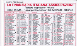 Calendarietto - La Finanziaria Italiana Assicurazioni - Roma - Anno 1977 - Formato Piccolo : 1971-80