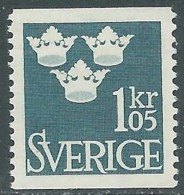 1961-69 SVEZIA TRE CORONE 105 ORE MNH ** - RB13-10 - Neufs