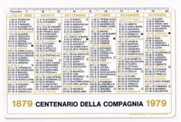 Calendarietto - La Mannhein - Compagnia Di Assicurazioni - Anno 1979 - Petit Format : 1971-80