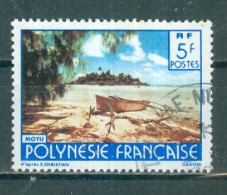 POLYNESIE - N°254 Oblitéré - Paysages De La Polynésie Française. Signarure "CARTOR". - Gebraucht