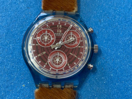 SWATCH CHRONO FURY - SCN109 - 1994  - NEW -  - RARE - CON DIFETTO-SENZA SCATOLA. - Watches: Bracket