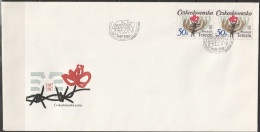 Tschechoslowakei 1987 FDC MiNr.2925   40 Jahre KZ-Gedenkstätte Theresienstadt ( Dl 47 ) - FDC