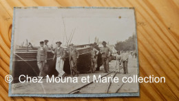 ALGERIE ARZEW PORT BATEAU ST MICHEL PECHEURS - PHOTO 8.5X6 CM - Africa