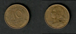 FRANCE   10 CENTIMES 1968 (KM # 929) #7604 - 10 Centimes
