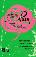 Calendarietto - Ottico Rosa - Firenze - Anno 1973 - Tamaño Pequeño : 1971-80