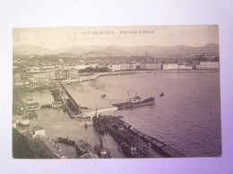 2024 - 536  SAN SEBASTIAN  :  Vista Desde El Castillo   1915  XXX - Guipúzcoa (San Sebastián)