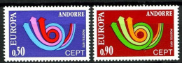 ANDORRE FRANCAIS  226/227 - Paire EUROPA 1973 - Neufs N** - Cote : 40 E - Très Beaux - 1973