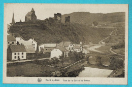 * Esch Sur Sure (Luxembourg) * (Nels - E.A. Schaack, Série 15, Nr 2) Pont Sur La Sûre Et Les Ruines, église, Old, Rare - Esch-Sauer