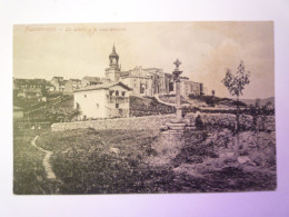 2024 - 546  FUENTERRABIA  :  La Iglesia Y La Cruz Anciena   1906   XXX - Guipúzcoa (San Sebastián)
