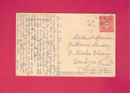 CP De 45 Pour La France - YT N° 709 - Seul Sur Lettre - 1944-45 Arco Del Triunfo