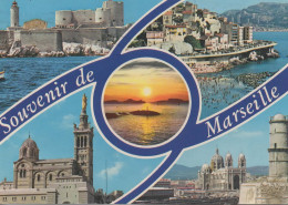 SOUVENIR DE MARSEILLE, MULTIVUE COULEUR REF 14304 - Greetings From...