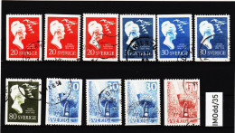 IMOdd/35 SCHWEDEN 1958  Michl 441/45 Used / Gestempelt SIEHE ABBILDUNG - Gebruikt