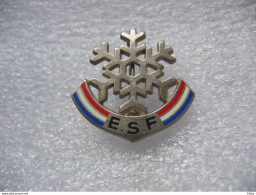 Broche Arthus Bertrand De La Médaille Du Flocon De L'école Du Ski Francais - Wintersport