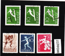 IMOdd/37 SCHWEDEN 1953  Michl 379/82 Used / Gestempelt SIEHE ABBILDUNG - Used Stamps