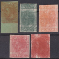 F-EX42252 ESPAÑA ALFONSO XII MACULATURA PROOF STAMPS LOT.   - Autres & Non Classés