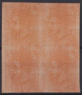 F-EX42253 ESPAÑA ALFONSO XII MACULATURA PROOF BLOCK 4.   - Other & Unclassified